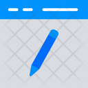 Edit Webpage Write Page Pencil Icon