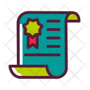 Education Diploma Certificate Icon