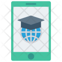 Education Online Mobile Icon