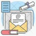 Education Email Electronic Mail Correspondence Icon