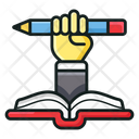 Participation Writing Book Learning Icon