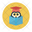 Owl Education Hat Icon