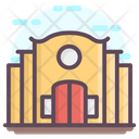 Educational School Building School Infrastructure Condominium Icon