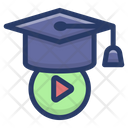 Educational Video Video Based Learning Videography Education Icon