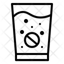 Effervescent Water Glass Icon