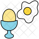 Eggs Boiled Ready To Eat Icon