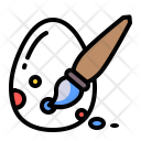 Egg Paint Decorate Icon