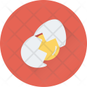 Egg Breakfast Cracked Icon