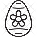 Decoration Easter Egg Icon