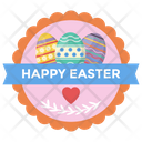Egg Hunt Badge Easter Badge Easter Emblem Icon
