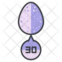 Egg Numbered Icon