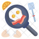 Egg Omlete Becon Omelet Fried Egg Icon