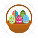 Eggs Basket Easter Icon