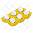 Eggs Tray Dairy Ingredient Icon