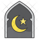 Crescent Star Symbol Icon