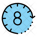 Eight Hours Work Icon