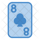 Eight Of Clubs Icon