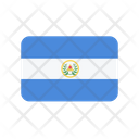 El Salvador Flag Country Icon