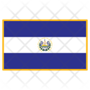 El Salvador Flag Country Icon
