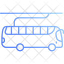 Electric Bus Icon