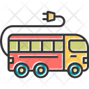 Electric Bus Icon