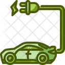 Electric Car Eco Car Electric Vehicle Icon