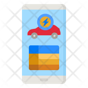 Electric Car Application Icon