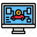 Electric Car Diagnostic  Icon