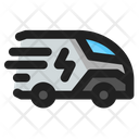 Electric Car Speed Icon