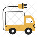 Electric Cargo Truck Icon