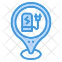 Electric Charging Station Location Icon