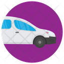 Electric Minibus Minibus Electric Vehicle Icon
