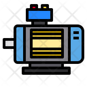 Electric Motor Electronics Icon