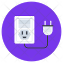 Socket Electric Outlet Wall Socket Icon