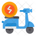 Electric Scooter Icon