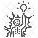 Electric Shock Spark Electicity Icon
