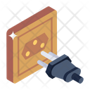 Plug In Switch Cord Electric Socket Icon