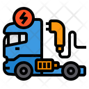 Electric Truck Electric Vehicle Electric Car Icon