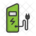 Electric Vehicle Electricity Power Icon