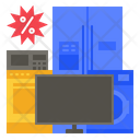 Electrical Appliance Sale Icon
