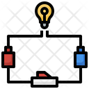 Electrical Circuit Distribution Electronics Icon