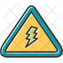 Electrical Danger Sign Icon