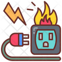 Electrical fire  Icon