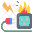 Electrical fire  Icon