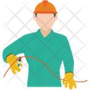 Electrician Electric Person Electrical Engineer Icon