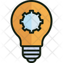 Electricity Flash Incandescent Lamp Icon