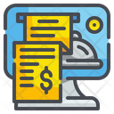 Electronic Bill Payment Ticket Icon