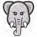 Elephant Face Elephant Head Emoji Icon