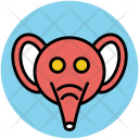 Elephant Pachyderm Mammal Icon
