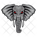 Elephant Face  Icon